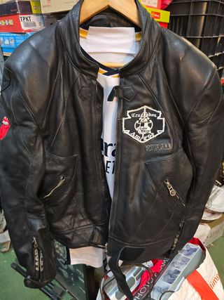 Chaqueta piel moto HARRO talla 50