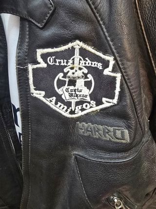 Chaqueta piel moto HARRO talla 50
