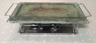 Barbacoa portátil de piedra