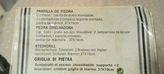 Barbacoa portátil de piedra