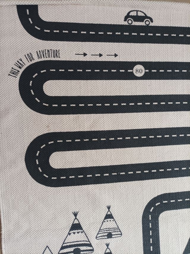 Tappeto per bambini strade e auto oyoy design