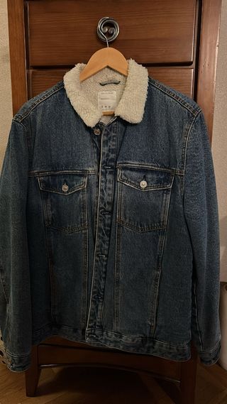 Cazadora vaquera azul hombre 