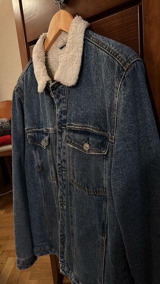 Cazadora vaquera azul hombre 