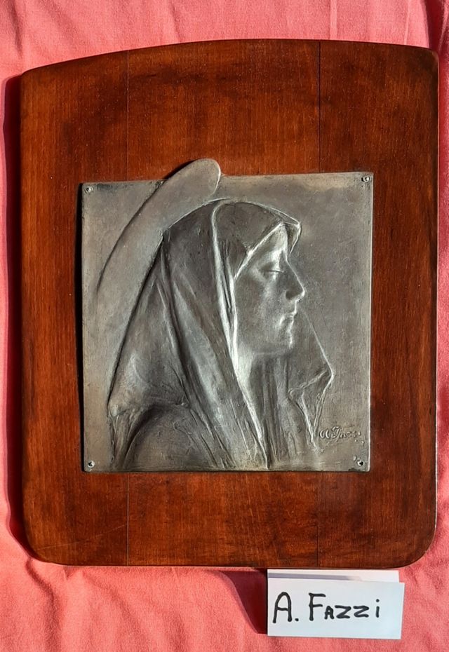 Madonna fine 1800 di A. FAZZI. Prezzo Tattabile.