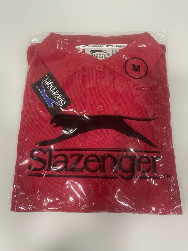 Polo rojo manga corta