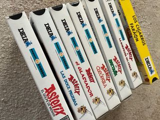 6 cintas VHS ASTERIX Regalo TINTIN