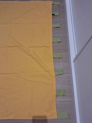 Cortinas infantiles amarillas