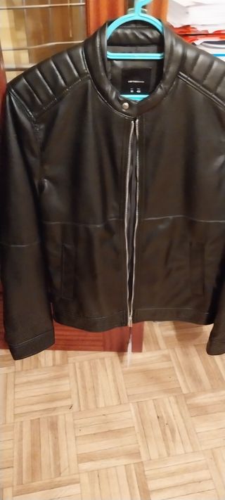 Chaqueta de polipiel de hombre 