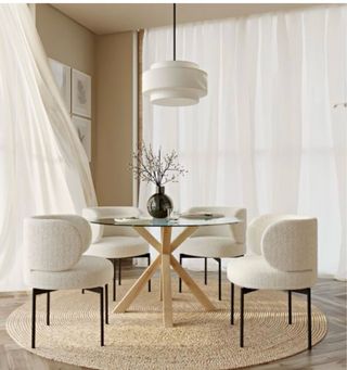 Nuevo Mesa de Comedor Redonda 120cm