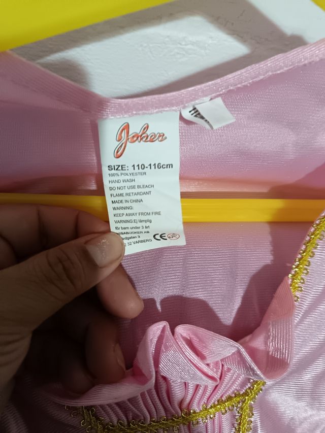 Disfraz princesa rosa talla116