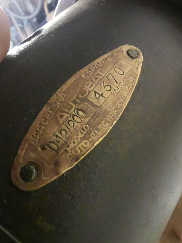 AERO GENERADOR ENERGIA MOLINO EÓLICO AUTOBAT 1946