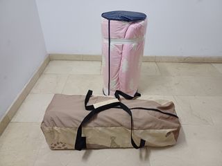 CUNA DE VIAJE CON CAMBIADOR Y COLCHÓN