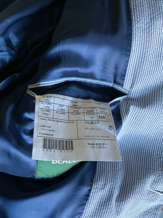 Americana / blazer de hombre talla 52Rmil rayas.