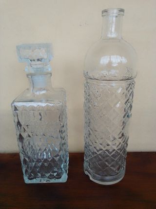 Botellas de cristal