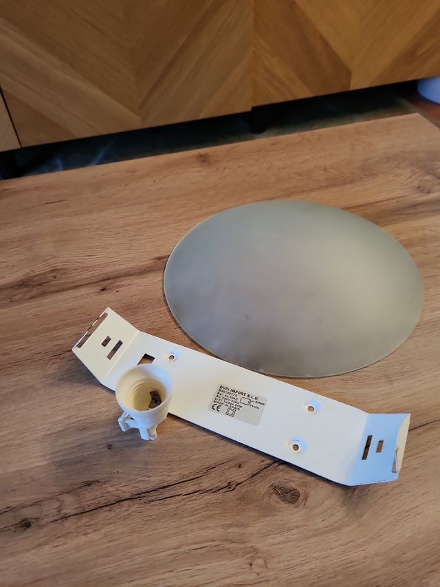 Lampara pantalla techo