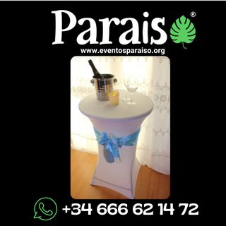 alquiler Fundas/Forros para Mesa Altas Baby Shower