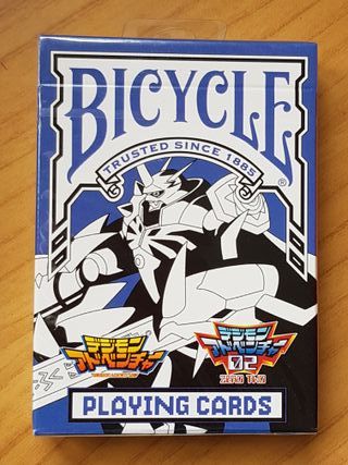 SELLADO JUEGO DE CARTAS BICYCLE DE DIGIMON