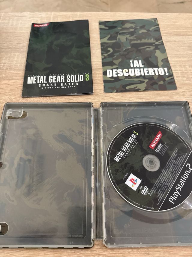 Metal Gear Solid 3 Edición metálica PS2