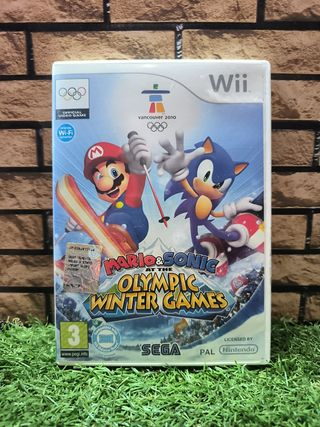 Mario y Sonic olimpiadas invierno Wii