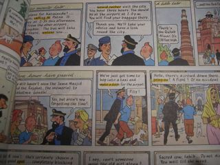 Asterix y Tintin en inglés