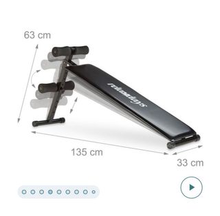 Banco Abdominales Plegable Ajustable. NUEVO 