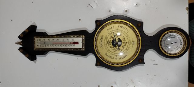 Antiguo Barómetro,termómetro ,higrometro
