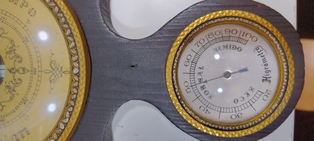Antiguo Barómetro,termómetro ,higrometro