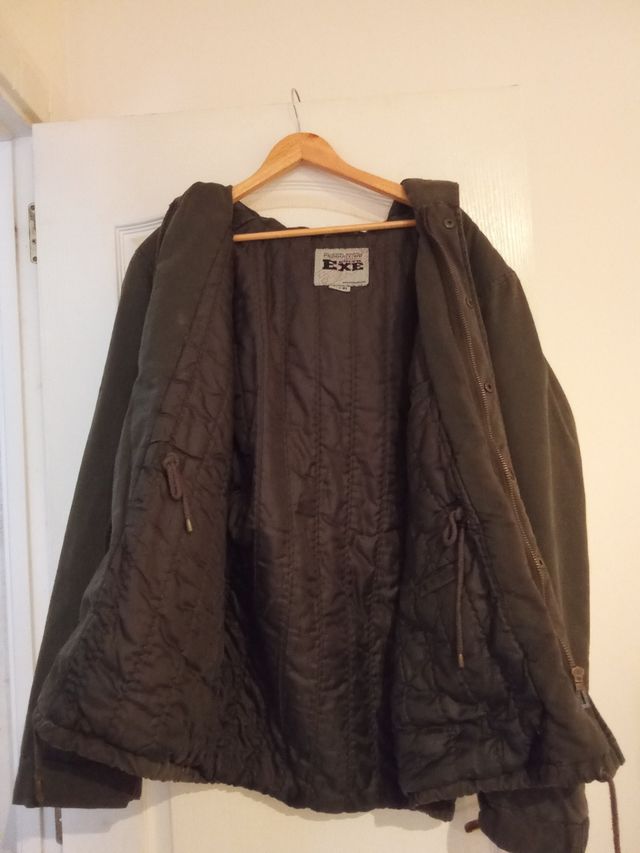 Chaqueta capucha EXE jean