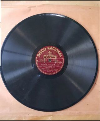 DISCOS DE PIZARRA, GRAMÓFONO