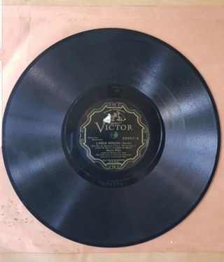 DISCOS DE PIZARRA, GRAMÓFONO