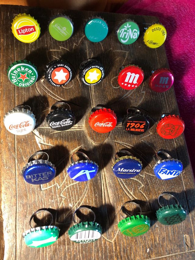 Anillos ajustables chapas.recaudaciòn protectoras