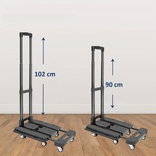CARRETILLA PLEGABLE DE MANO, CON PLATAFORMA (LIT06
