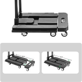CARRETILLA PLEGABLE DE MANO, CON PLATAFORMA (LIT06