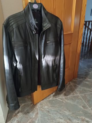 Chaqueta de cuero hombre 