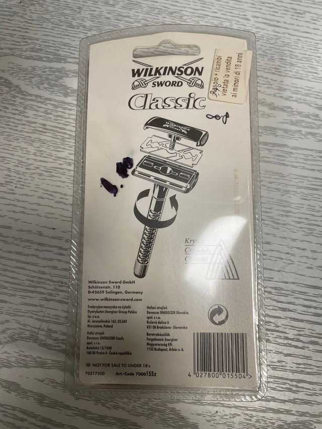Wilkinson sword Classic Rasoio e lame