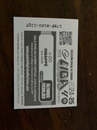 Cromo mbappe liga este 24/25