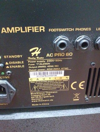 Amplificador  quitará AC PRO 60