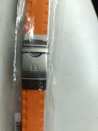 Correa Tissot Touch Naranja.NUEVA.
