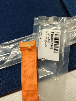Correa Tissot Touch Naranja.NUEVA.