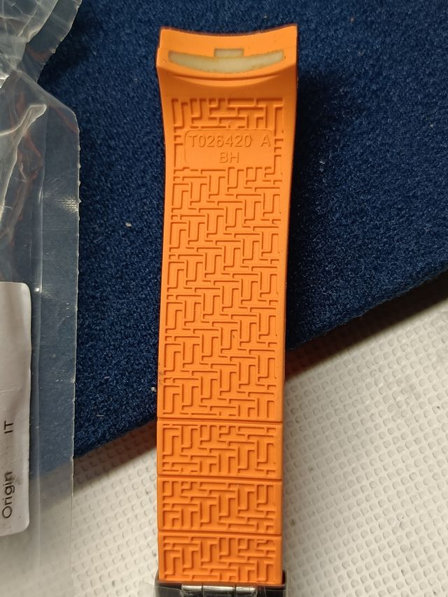 Correa Tissot Touch Naranja.NUEVA.