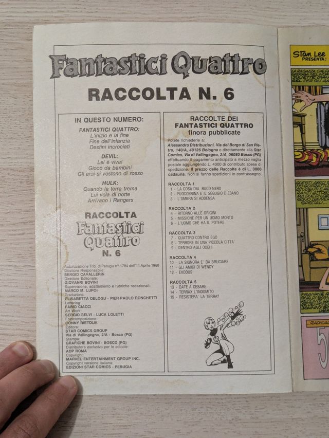 Fantastici 4 - Raccolta N. 6