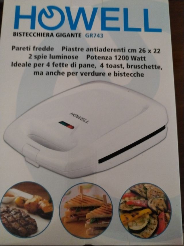 Bistecchiera elettrica grande