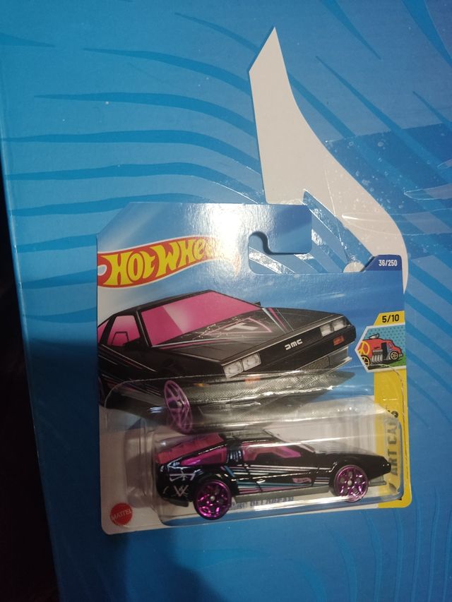 coches hot wheels delorean