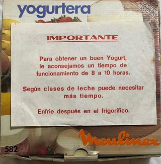Yogurtera Moulinex Vintage nueva