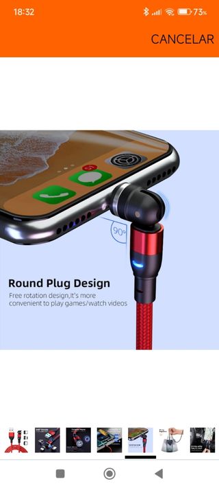 3xCable de carga imantado