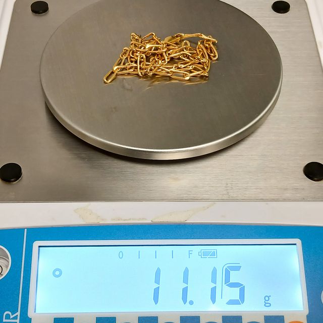 Cadena Oro Eslabón Oval