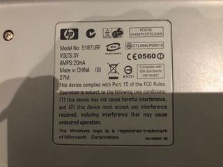 Teclado y ratón inalámbricos HP