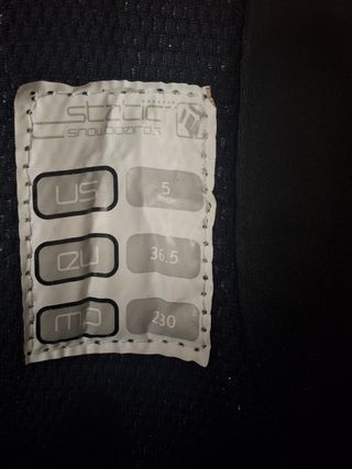 Scarponi snowboard, nr 36,5 nuovi