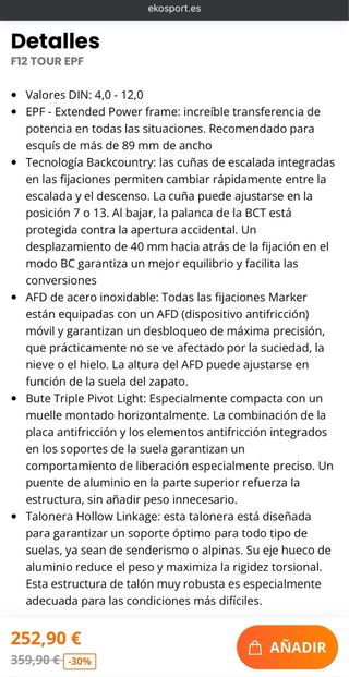 Esqui all mountain / travesia / freeride