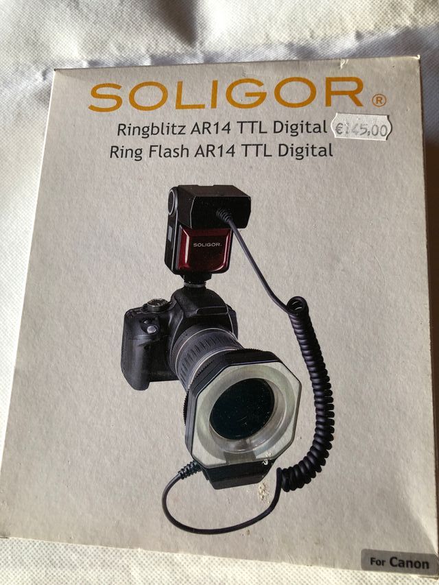 SOLIGOR RINGBLITZ AR14 TTL DIGITAL CANON